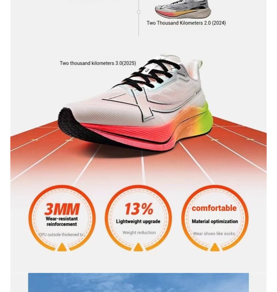 Giày chạy bộ Xtep 2000km