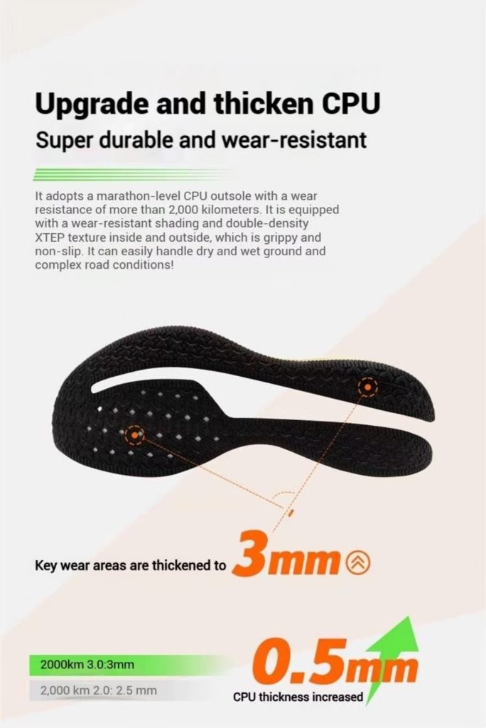 Giày chạy bộ Xtep 2000km